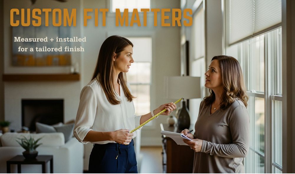 Custom fit draperies in Canton, Ohio